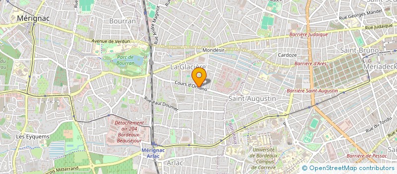 localisation de l'entreprise 833 775 927   MERIGNAC