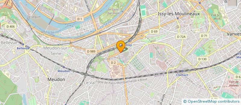 localisation de l'entreprise 833 786 122 à ISSY-LES-MOULINEAUX