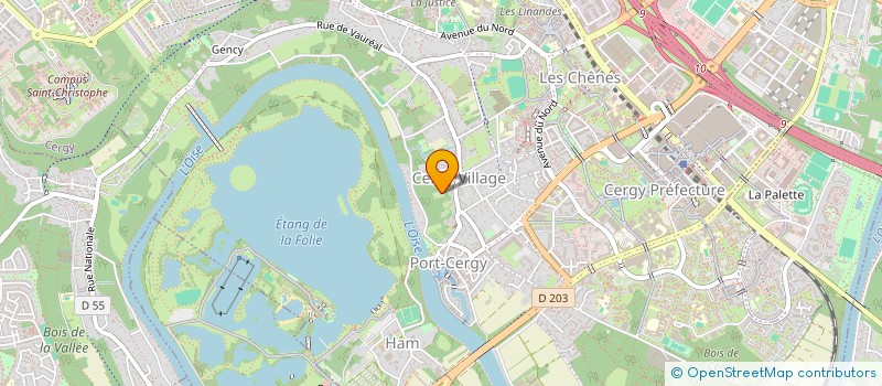 localisation de l'entreprise 833 791 783   PONTOISE