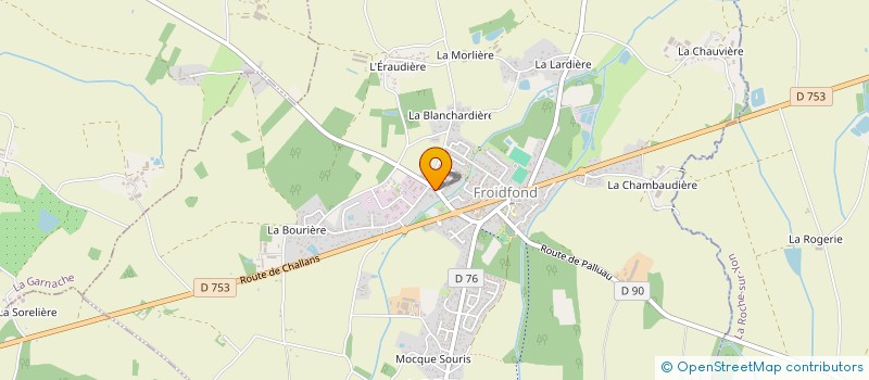 localisation de l'entreprise 833 793 417   FROIDFOND