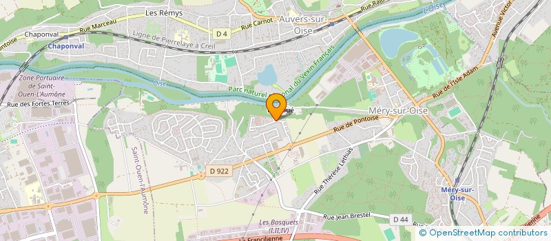 localisation de l'entreprise 833 794 530   MERY-SUR-OISE