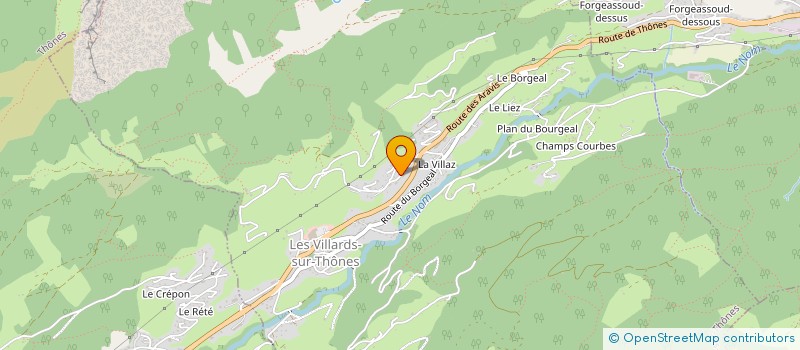 localisation de l'entreprise 833 814 130 à LES VILLARDS-SUR-THONES