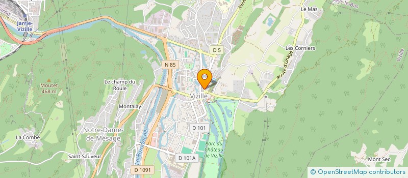 localisation de l'entreprise 833 820 442   VIZILLE