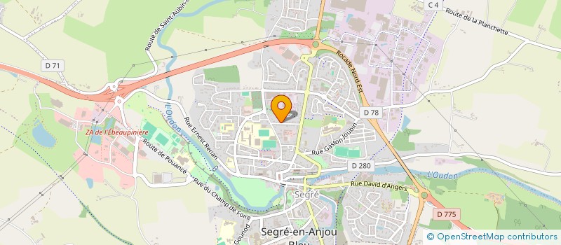 localisation de l'entreprise 833 820 608   SEGRE-EN-ANJOU BLEU