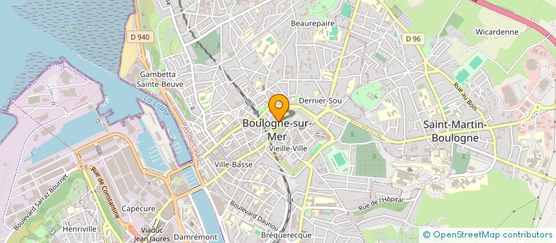 localisation de l'entreprise 833 821 747   BOULOGNE-SUR-MER