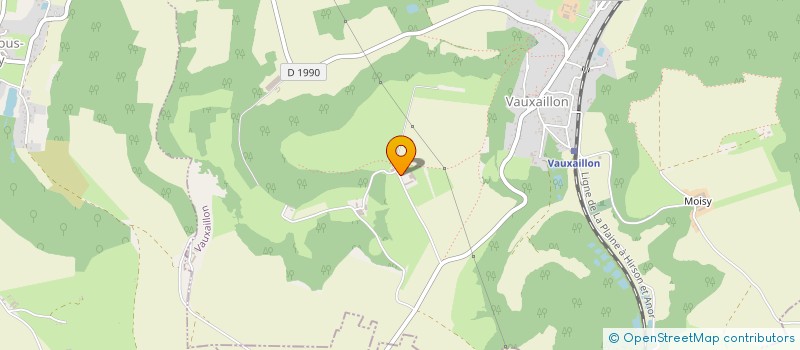 localisation de l'entreprise 833 835 531   VAUXAILLON