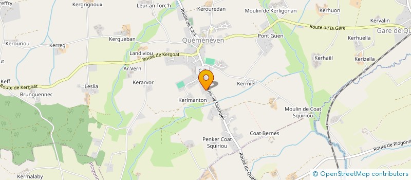 localisation de l'entreprise 833 850 050   QUEMENEVEN