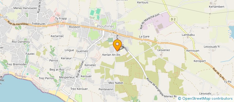 localisation de l'entreprise 833 873 094   PLOUHINEC