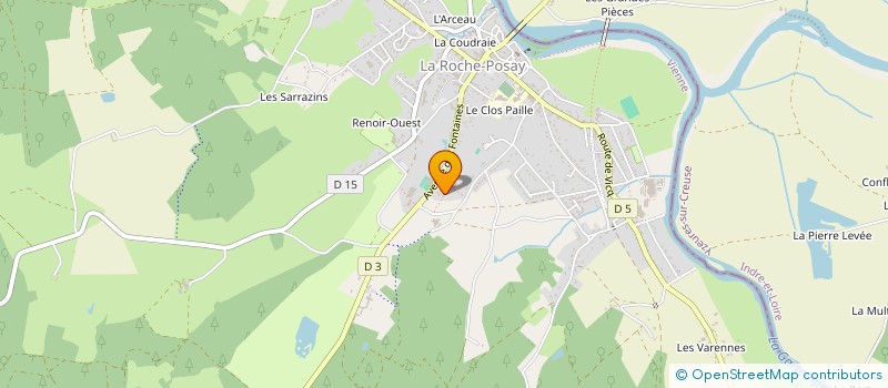 localisation de l'entreprise 833 895 345   LA ROCHE-POSAY