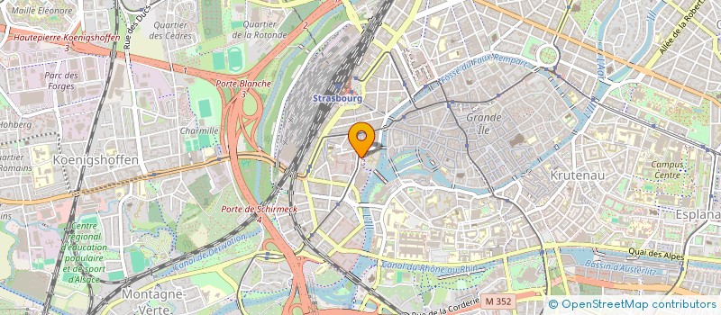 localisation de l'entreprise 833 916 828 à STRASBOURG