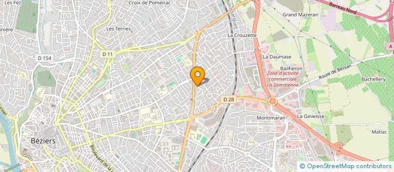 localisation de l'entreprise 833 921 323 à BEZIERS
