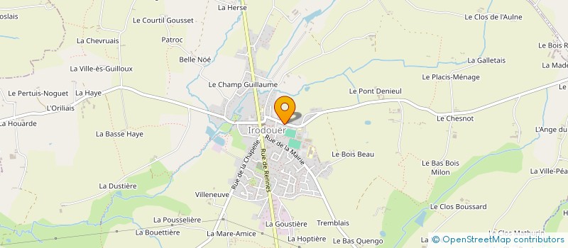 localisation de l'entreprise 833 929 136 à IRODOUER