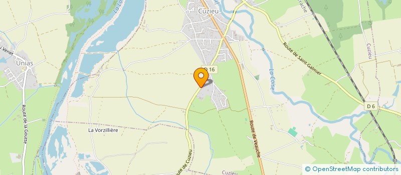 localisation de l'entreprise 833 932 569   CUZIEU