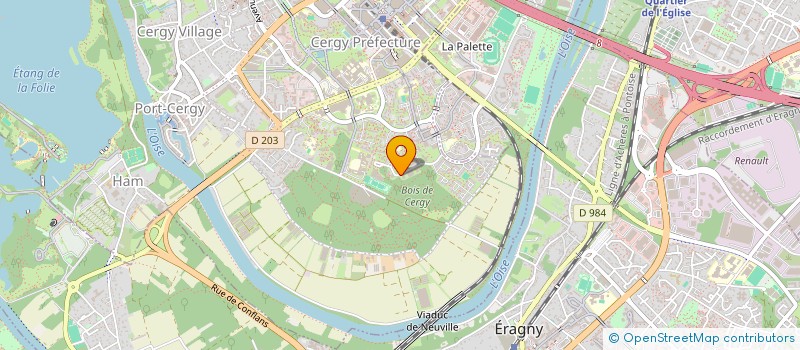 localisation de l'entreprise 833 957 277   CERGY