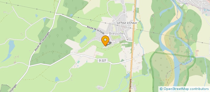 localisation de l'entreprise 833 987 894   BRESSOLLES