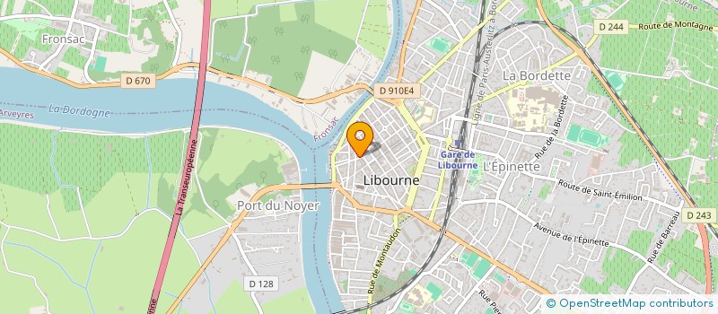 localisation de l'entreprise 833 989 064 à LIBOURNE