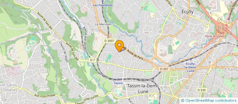 localisation de l'entreprise 834 005 043   TASSIN-LA-DEMI-LUNE