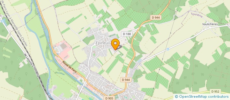 localisation de l'entreprise 834 016 560   EPINEUIL