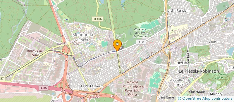localisation de l'entreprise 834 028 722 à CLAMART