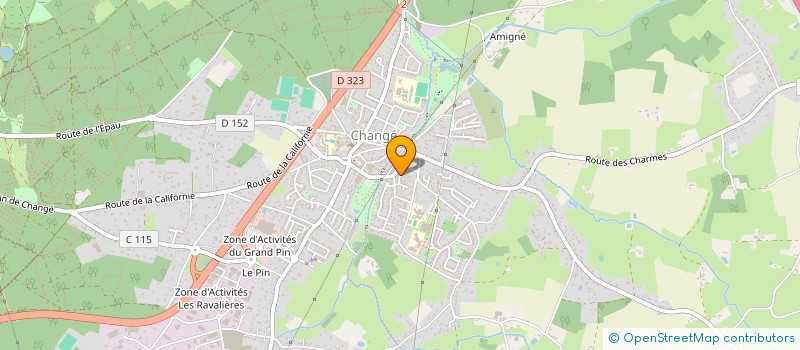 localisation de l'entreprise 834 031 379   CHANGE