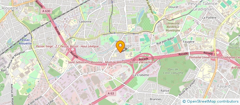 localisation de l'entreprise 834 068 934  à BEGLES