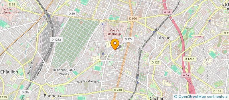 localisation de l'entreprise 834 073 967   BAGNEUX