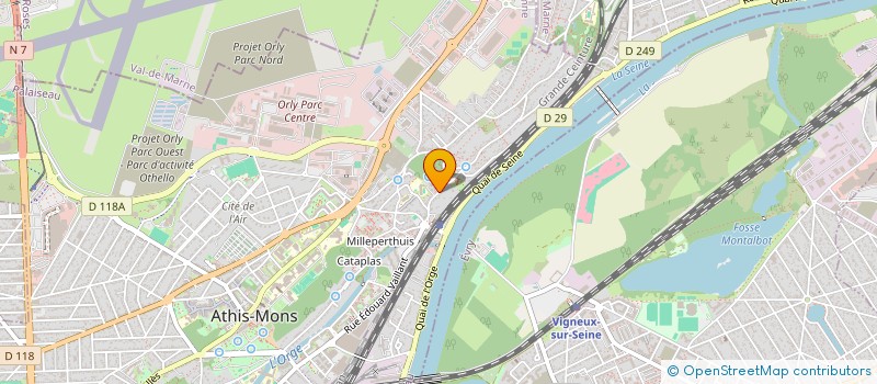 localisation de l'entreprise 834 074 213 à ATHIS MONS