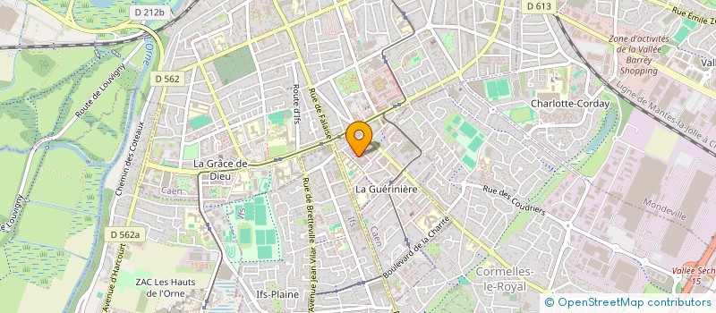 localisation de l'entreprise 834 081 564 à CAEN