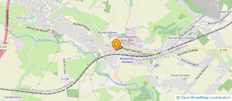 localisation de l'entreprise 834 116 063   OUTREAU