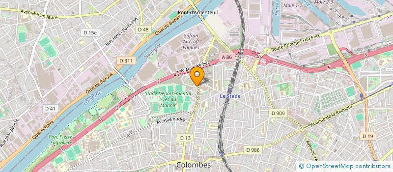localisation de l'entreprise 834 121 097 à COLOMBES