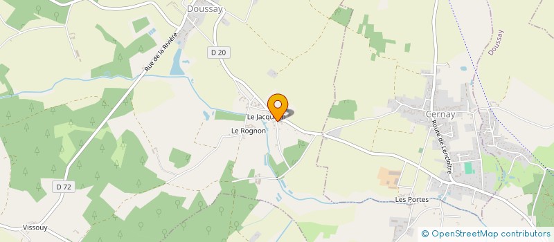 localisation de l'entreprise 834 131 112 à DOUSSAY