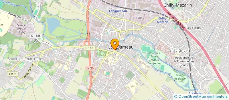 localisation de l'entreprise 834 137 689  à LONGJUMEAU