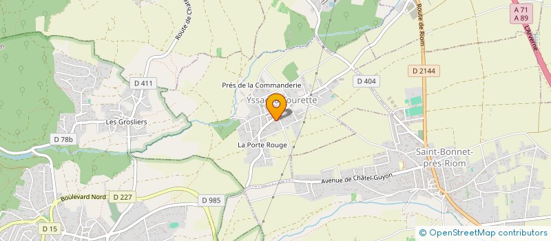 localisation de l'entreprise 834 148 561   YSSAC-LA-TOURETTE