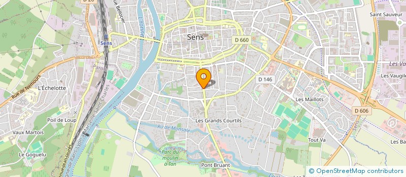 localisation de l'entreprise 834 180 234   SENS