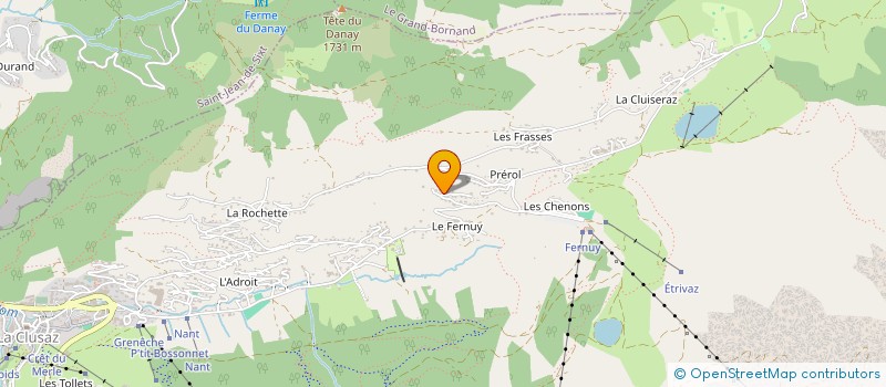 localisation de l'entreprise 834 201 741  à LA CLUSAZ
