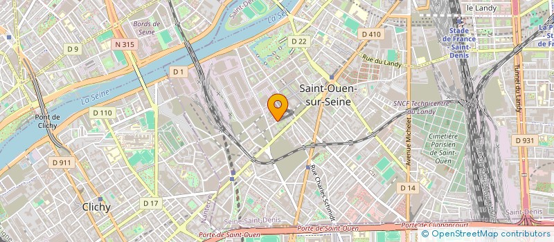 localisation de l'entreprise 834 205 700 à SAINT-OUEN-SUR-SEINE