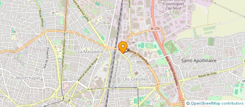 localisation de l'entreprise 834 257 453  à DIJON
