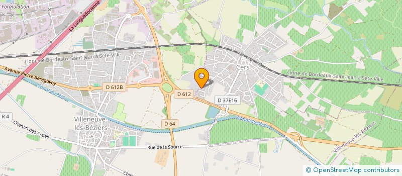 localisation de l'entreprise 834 281 776   CERS