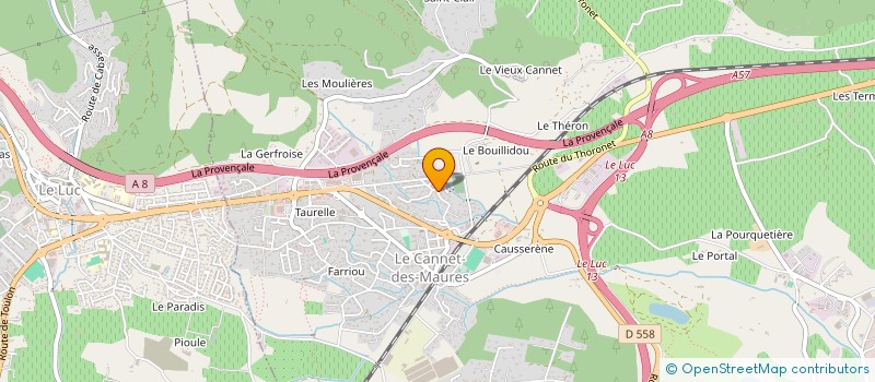 localisation de l'entreprise 834 282 246   LE THORONET