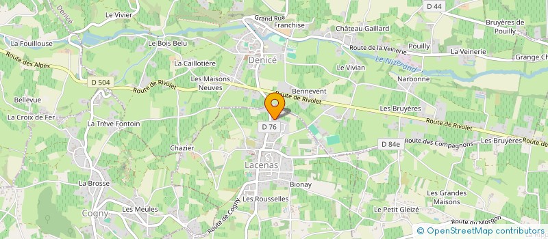 localisation de l'entreprise 834 311 490   LACENAS