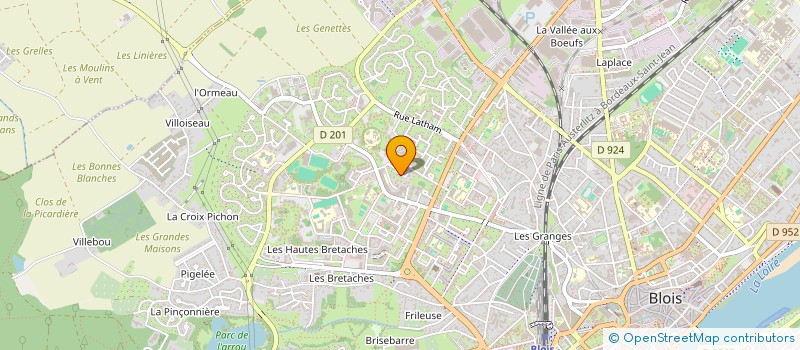 localisation de l'entreprise 834 320 400   BLOIS