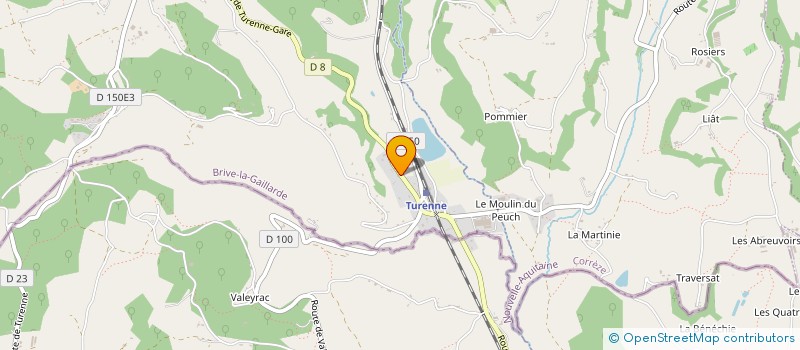 localisation de l'entreprise 834 350 522   TURENNE