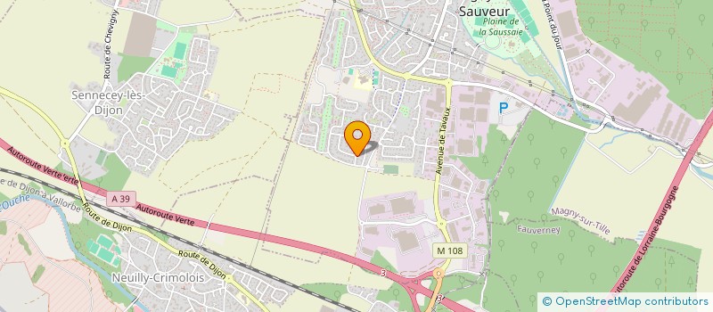 localisation de l'entreprise 834 360 950   CHEVIGNY-SAINT-SAUVEUR