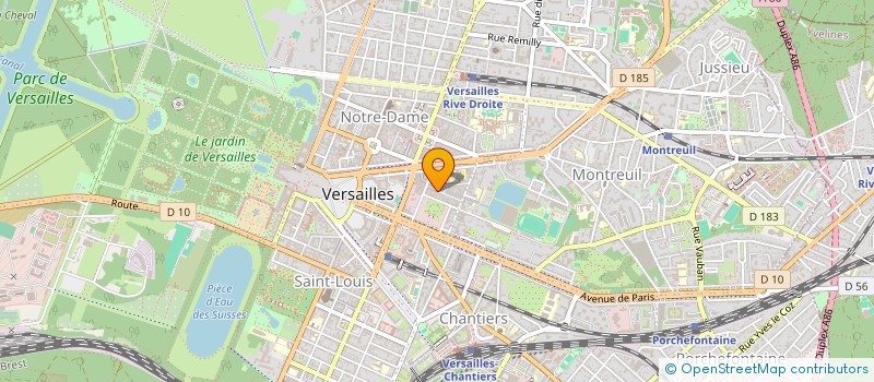 localisation de l'entreprise 834 376 493  à VERSAILLES