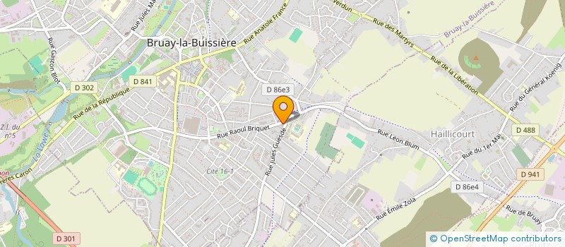 localisation de l'entreprise 834 421 091  à BRUAY-LA-BUISSIERE