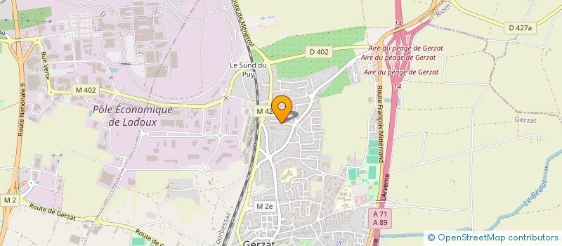 localisation de l'entreprise 834 443 194   COURNON-D'AUVERGNE