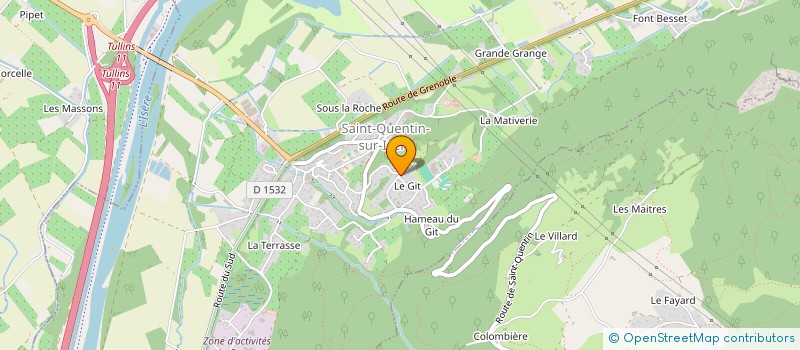 localisation de l'entreprise 834 458 259 à SAINT-QUENTIN-SUR-ISERE