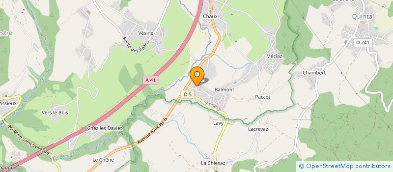 localisation de l'entreprise 834 498 933  à ANNECY