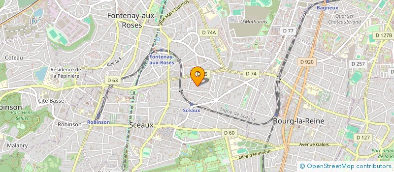 localisation de l'entreprise 834 503 666 à SCEAUX