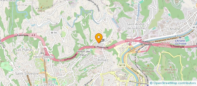 localisation de l'entreprise 834 523 714   NICE